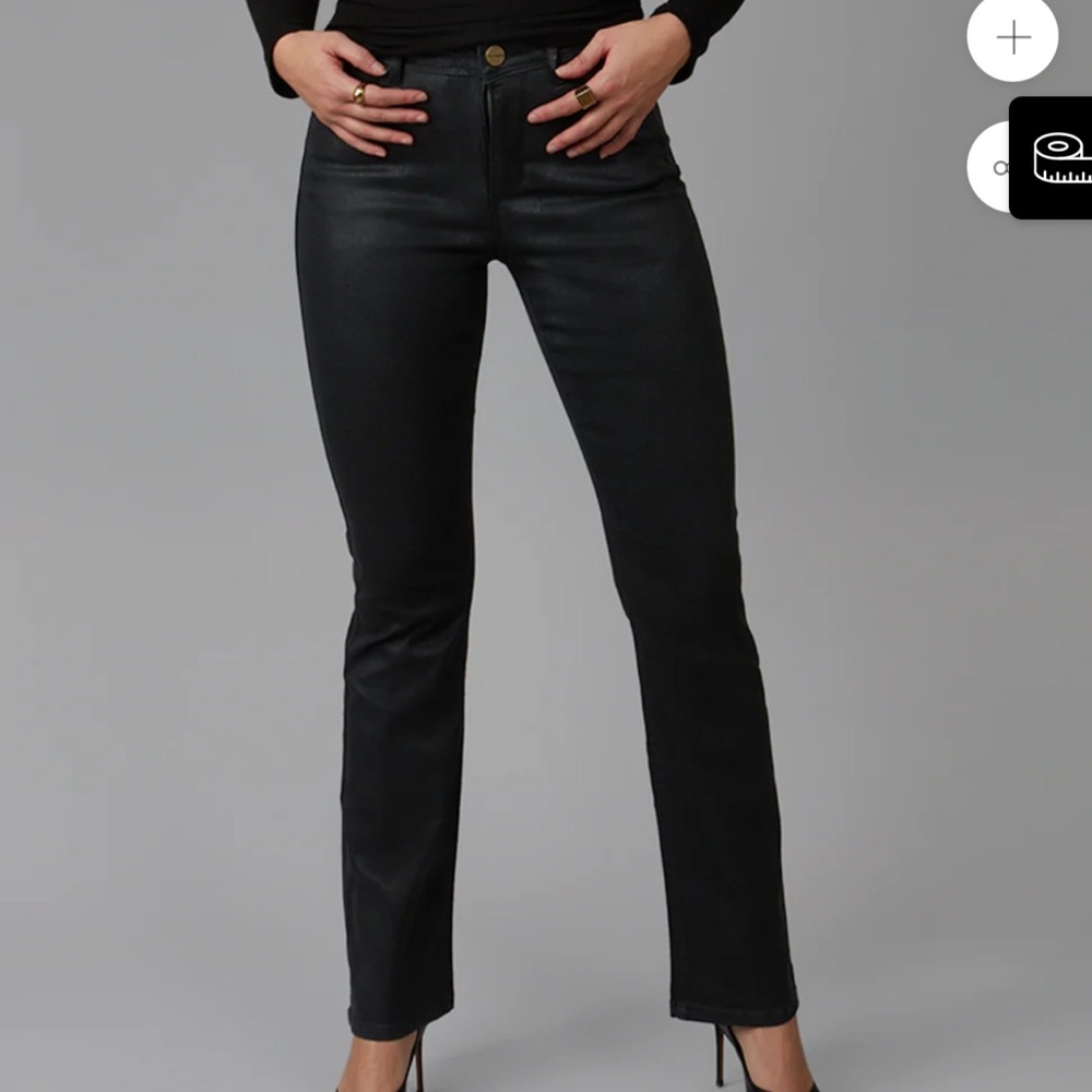Lola Jeans BILLIE-CBC High Rise Bootcut Coated Black Jeans New With Tag Size 31”